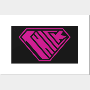 Thick SuperEmpowered (Pink) Posters and Art
